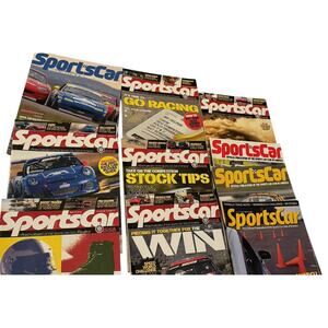 SportsCar SCCA Magazine Lot 2007 9 Issues + July 2002 Racing Motorsports Track